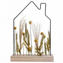 Sušené květiny květinový bar Domeček na sušené květiny 34,5×24,5cm