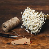 položky Kytice sušených květin, jemné květy pro přírodní dekoraci domova, 44 cm