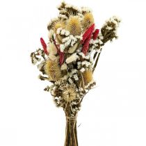 Kytice ze sušených květin Kytice ze slámy z bodláku 40-45cm
