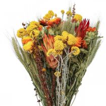 Kytice ze sušených květin Kytice z lučních květin Orange H50cm 300g