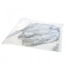 položky Dekorativní sušené rostliny z bílého palmového vlákna 250g, materiál na tvoření