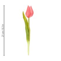 položky Vysoce kvalitní tulipánový květ jako realistická replika do stolních váz, 21 cm, 6 kusů