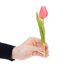 položky Vysoce kvalitní tulipánový květ jako realistická replika do stolních váz, 21 cm, 6 kusů
