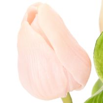 položky Umělé tulipány pro jarní dekoraci, obývací pokoj a kuchyň, s realistickým vzhledem, 30 cm, 7 kusů