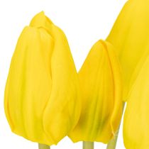 položky Umělé tulipánové květy pro realistickou jarní dekoraci do obývacího pokoje nebo kanceláře, 40 cm, 7 kusů