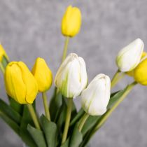 položky Dekorativní umělé tulipánové květy pro stylový interiérový design, 40 cm, 5 kusů