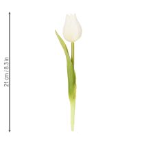 položky Umělý tulipán, realistická dekorace, odolná hedvábná květina do domácnosti, 21 cm, 6 kusů