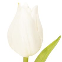 položky Umělý tulipán, realistická dekorace, odolná umělá květina do domácnosti, 21 cm, 6 kusů