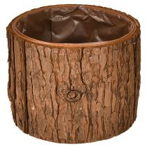 položky Dřevěný květináč, kulatý, borová kůra Ø15cm, výška 12,5cm