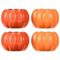 položky Keramický květináč na dýně oranžový Ø9,5 cm V6,5 cm 4 ks