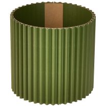 položky Papírový květináč tmavě zelený Ø13cm V12cm 4 ks