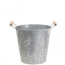Květináč květináč vintage dekorativní kovové vědro Ø12cm V10cm