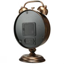 položky Hodiny s římskými číslicemi vintage kovové bronzové Ø22cm