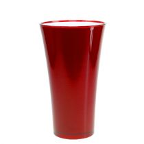 položky Váza “Fizzy” Ø20cm V35cm červená 1 ks