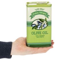 položky Váza na olivový olej, keramická, ideální do kuchyně a na středomořský stůl, 18 cm