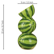 položky Váza meloun keramická váza letní dekorace keramická V22cm