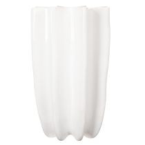 položky Žebrovaná váza, vysoká dekorativní váza na sušené květiny, 24 cm
