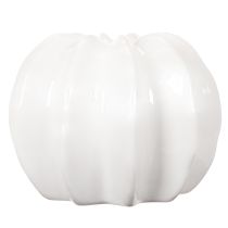 položky Dekorativní váza s dýní, lesklá, podzimní dekorace do obývacího pokoje, 19 cm