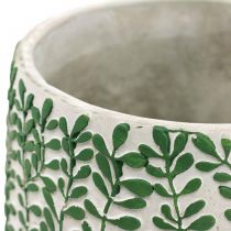 položky Květinová dekorativní váza, keramická nádoba, dekorace na stůl, betonový vzhled Ø15,5cm V21cm