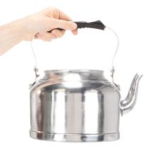 položky Dekorativní konvice/květináč, kov se zinkovým vzhledem, Ø19 cm, V15 cm