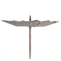 položky Vintage svícen šedý k zasunutí Ø11cm V8,5cm 4ks