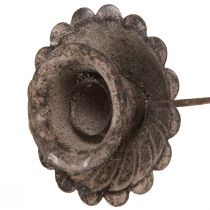 položky Vintage špičatý svícen na vložení Ø8,5cm H11,5cm 4ks