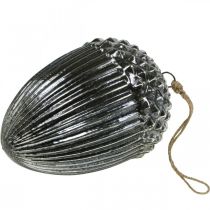 položky Vintage vánoční ozdoba na stromeček žalud skleněný vánoční přívěsek V20cm Ø14cm