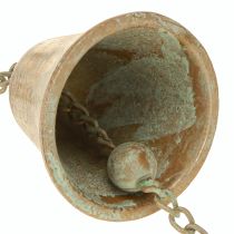 položky Vintage zvonkohra kovová dekorace s deštníkem a zvonkem 70cm