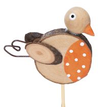položky Dřevěné zahradní kůly pro ptáky pro kreativní dekoraci na jaře a v létě, 33 cm, 16 kusů