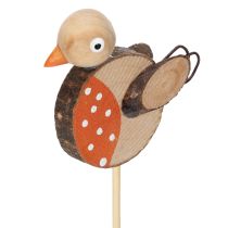 položky Dřevěné zahradní kůly pro ptáky pro kreativní dekoraci na jaře a v létě, 33 cm, 16 kusů