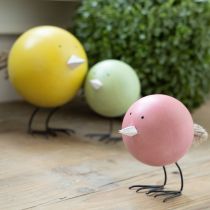 položky Dekorativní figurky kuřátek jako veselý poutač na jaro a Velikonoce, 12 cm, 3 kusy