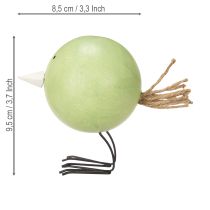 položky Dekorativní figurky kuřátek s kulatým designem pro lehké a hravé akcenty, 9,5 cm, 3 kusy