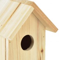 položky Ptačí budka dřevěná budka sýkorka modrá dřevo 11,5×11,5×18cm