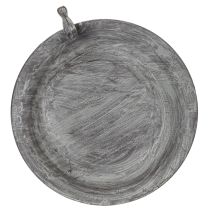 položky Dekorativní ptačí koupaliště s jemným listovým vzorem ve vintage stylu, 74 cm