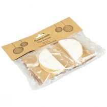 položky Medové koule medové koule Vánoční bílé třpytky Ø8cm 4ks