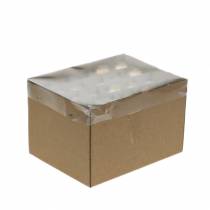 položky Křepelčí vajíčko jako dekorace prázdné zlaté 3cm 50 ks