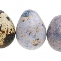 Mix křepelčích vajec fialová, fialová, přírodní prázdná vejce jako dekorace 3cm 65p