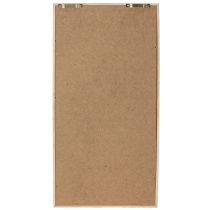 položky Dřevěná nástěnná dekorace s keramickými vázami V35cm ve venkovském stylu