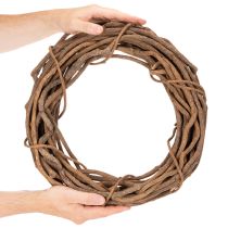 položky Věnec z přírodní vrby jako řemeslný věnec pro květinářství, 40 cm