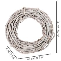 položky Věnec z vrbového proutí, věnec z obílených větví, 40 cm