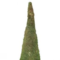 položky Mechová ozdoba na vánoční stromek v zelené přírodní Ø30cm H100cm
