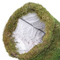 položky Mechová ozdoba na vánoční stromek v zelené přírodní Ø30cm H100cm