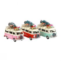 položky Vánoční autobus Vánoční auto vintage dekorace kov 17cm 1 kus