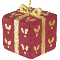 položky Vánoční dekorace z papírmaše - visačky na dárky 6 cm, 3 ks
