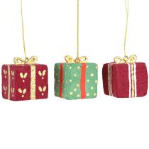 položky Vánoční dekorace z papírmaše - visačky na dárky 6 cm, 3 ks