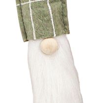 položky Santa Claus na špejli vánoční trpaslík zelený 57cm 4 kusy