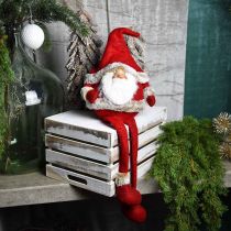 položky Santa Claus okrajová stolička ozdobná figurka Vánoce 28×22×88cm
