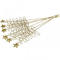položky Vánoční zátka jedlová květinová zátka kovová 30cm 6 ks