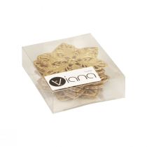 položky Vánoční hvězdy Vánoční dekorace kovová Ø6cm 36 ks