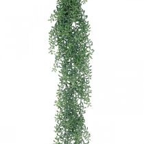 Zelená rostlina závěsná umělá závěsná rostlina s poupaty zelená, bílá 100cm